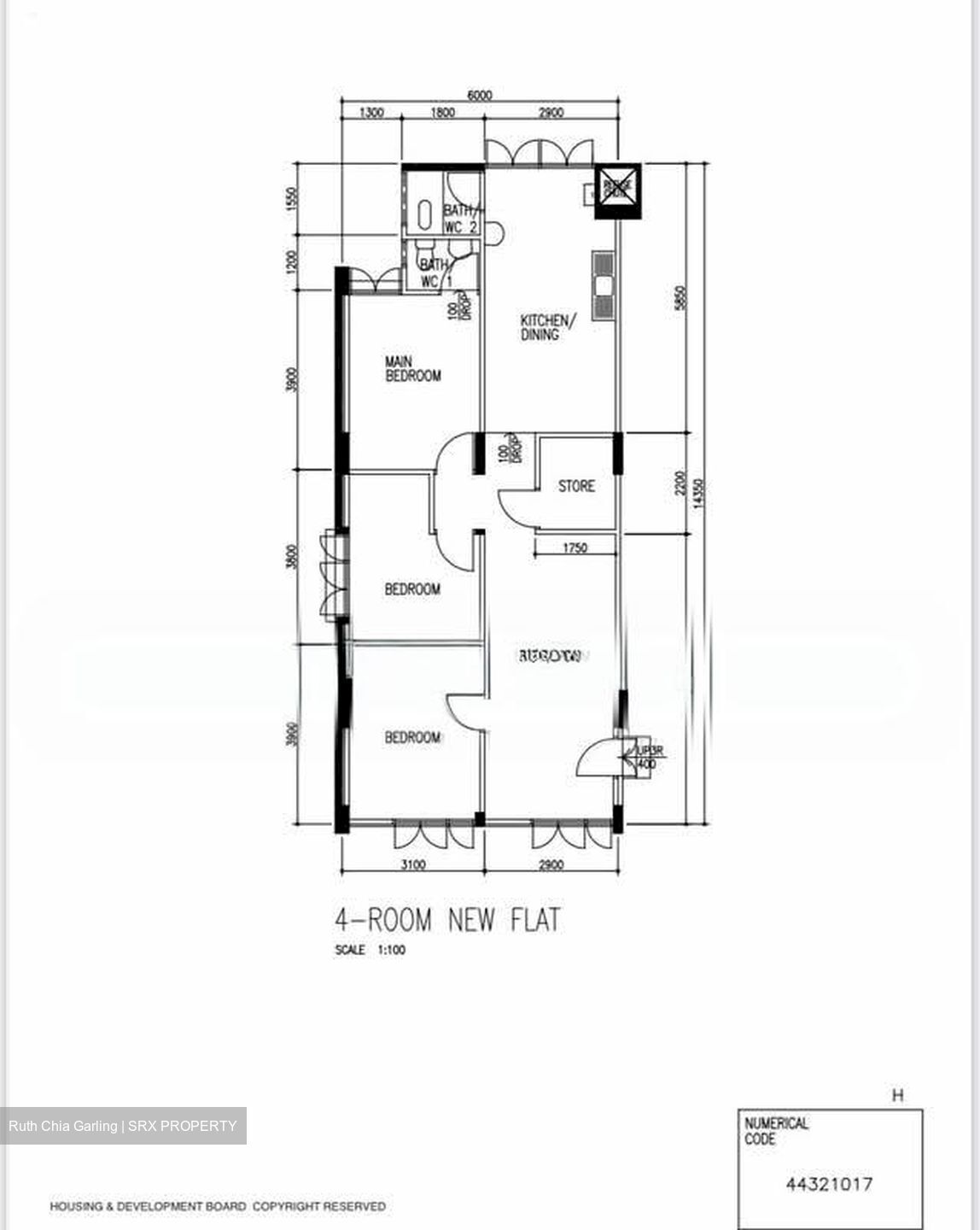 Blk 212 Ang Mo Kio Avenue 3 (Ang Mo Kio), HDB 4 Rooms #574270311